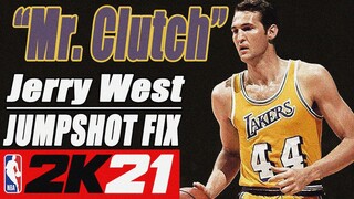 Jerry West Jumpshot Fix NBA2K21 with Side-by-Side Comparison