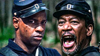 Denzel Washington & Morgan Freeman VS Confederate Army