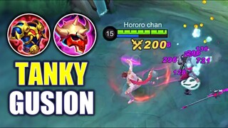 HAVE YOU TRIED TANKY GUSION BUILD?