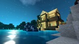 [Minecraft] Thưởng thức cảnh đêm trong "My World"
