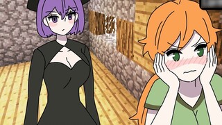 Animasi Corngak Minecraft】Ender Dragon Girl Part-time EP15