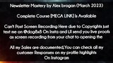 Newsletter Mastery by Alex brogan (March 2023) course download