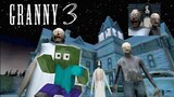 Monster School : GRANNY 3 - Funny Horror Minecraft Animation