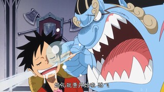 老甚平终于体会到当草帽团船员的辛苦之处了！