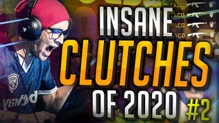 THE BEST PRO CLUTCHES OF 2020 #2! (SICK PLAYS) - CS:GO