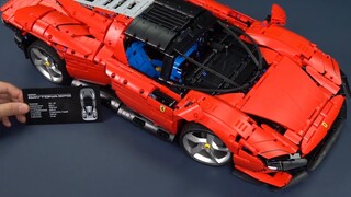 ฉันไม่รู้จักคุณ ถ้าคุณเปลี่ยนเสื้อกั๊ก 42143 Ferrari Daytona ใหม่ของ Lego การประเมินและการตีความในเช