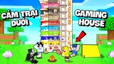 Mèo Simmy Và Tứ Trụ Thử Thách Cắm Trại Dưới "GAMING HOUSE KHỔNG LỒ" Trong Minecraft