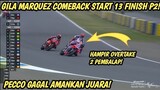 Gak Ada Obat! Detik - Detik Marquez Asapi Pecco Dan Cundangi 11 Pembalap, Race Motogp Le Mans 2024