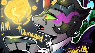 【MLP/刀】I Am Damaged (大公主x黑晶王)