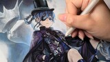 [Painting] Painting Ciel from Black Butler