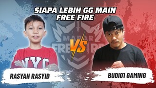 Budi01 Gaming vs Rasyah Rasyid: Skill Siapa Lebih GG Main FF? | Mabar Free Fire Match 59 #short