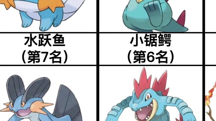 Pokémon TOP20 dengan penurunan penampilan paling jelas setelah evolusi