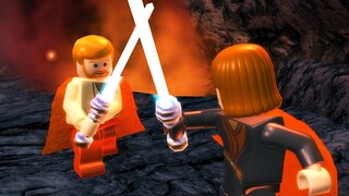 Lego Star Wars - I Have The High Ground Scene