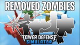 TDS Removed Zombies | Tower Defense Simulator | ROBLOX