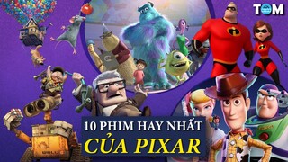 TOP 10 PHIM HOẠT HÌNH HAY NHẤT CỦA PIXAR