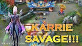 Karrie Savage Moment - Mobile Legends Bang Bang