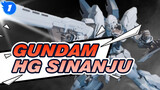 Gundam|[Assembling]HG Sinanju---The rich PC represents the backbone of the pilot machine_1