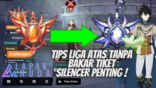 TIPS NAIK LIGA ATAS TANPA BAKAR TIKET SEASON 3 PENTING BAWA SILENCER 🍀 BLACK CLOVER MOBILE