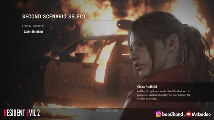Resident Evil 2 Remake : Claire Redfield - 2nd Run (Leon tiba di Kantor Polisi Raccoon)