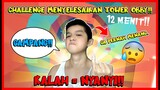 NO CUT !! CHALLENGE MENYELESAIKAN TOWER OBBY DALAM 12 MENIT !! KALAH = NYANYI !! Feat @MOOMOO Roblox