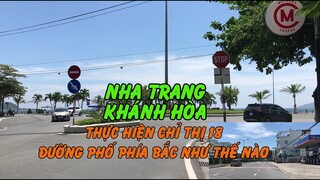 Thực hiện chỉ thị số 18-Người dân đi lại như thế nào ngày 8.9.2021|Đường phố Khu phía Bắc Nha Trang