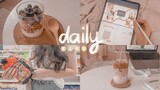 Daily Vlog 🥟 morning routine, digital journaling, grocery stop, making dalgona coffee