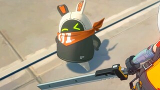 Nhân vật chính điều khiển Bomb và thực hiện nhiều hành động nhỏ trong cốt truyện. Dễ thương quá.