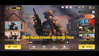 Call of Duty Mobile [Tutorial #1] Cách Add Friend Và Mời Bạn Bè Trong Chế Độ Battle Royale