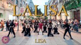 大场面!西班牙街头翻跳LISA(BLACKPINK)-LALISA路演dance cover by Caim