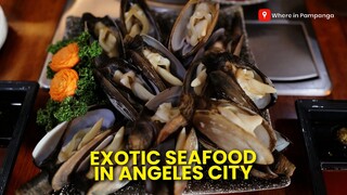 Exotic seafood in Angeles City