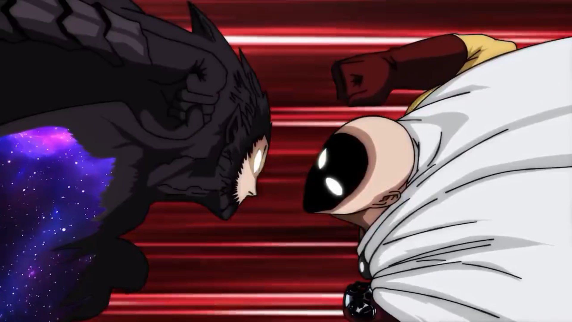 Saitama Vs Cosmic Garou Fan Animation but 60fps. (Original Video