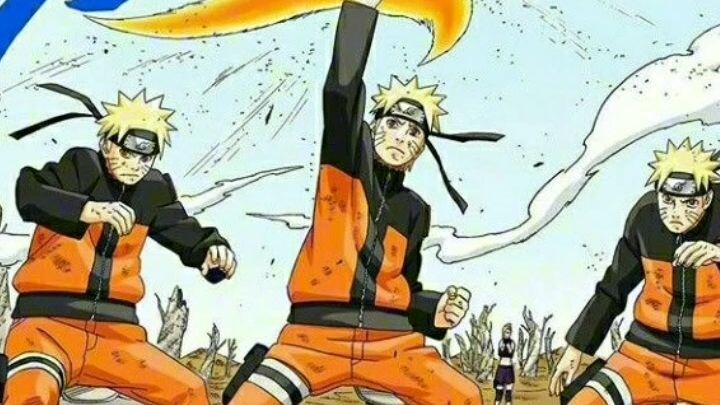 kekuatan kagebunshin kurama Naruto!