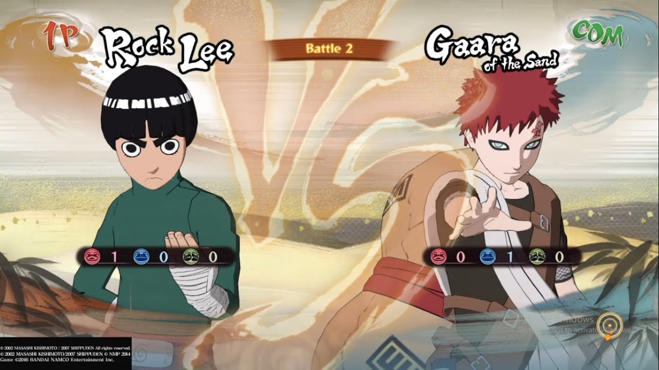 Naruto VS Gaara Full Fight HD - BiliBili