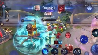 LIEN QUAN MOBILE | Aoi combat cực cháy , cân cả đội bạn