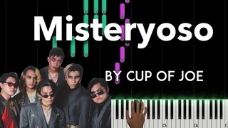 Misteryoso by Cup of Joe piano cover + sheet music & lyrics