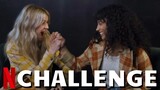 FEAR STREET Cast Plays The "HARDCORE RECAP" Challenge With Kiana Madeira, Olivia Welch & Sadie Sink