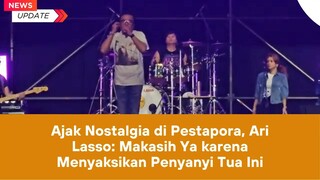 Celotehan Ari lasso ketika konser buat tawa