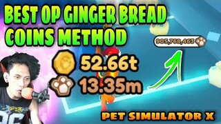 Best OP Gingerbread Coins Method In Pet Simulator X | New Christmas Update Event | Roblox Tagalog