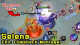 Aggressive SELENA Montage! | Epic Comeback! | MLBB | by Senpai Phantom ML