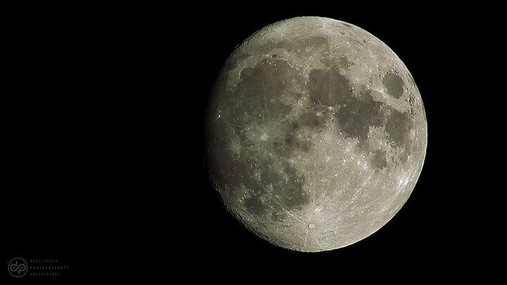 Moon & Mars conjunction - Canon SX50 HS zoom test.