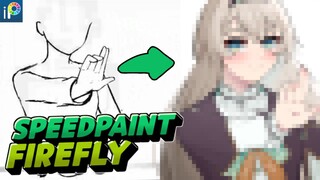 #7 FIREFLY JADI KAMEN RIDER!!  || SPEEDPAINT FIREFLY HONKAI STARRAIL