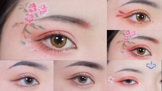 Trang điểm mắt, vẽ chu sa cổ trang Trung| Chinese ancient eyes makeup- Nhã Di Các.