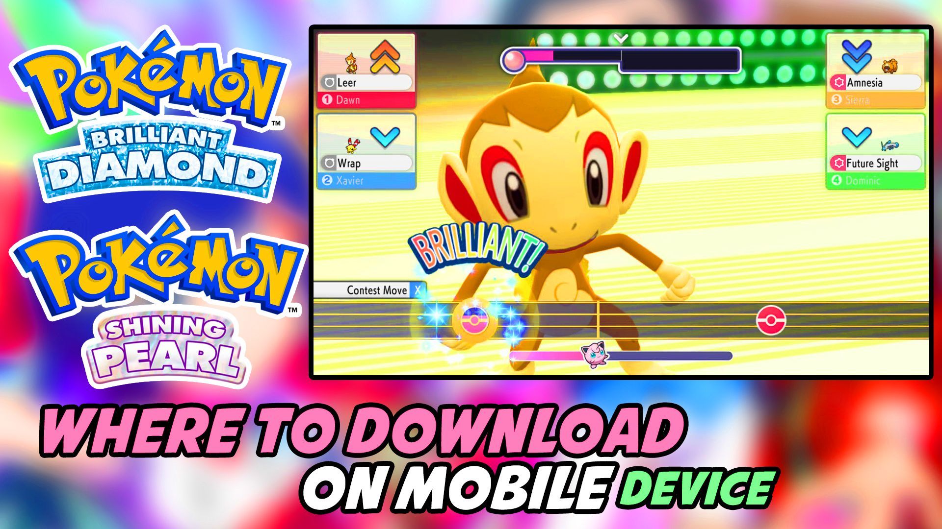 Download Pokemon Brilliant Diamond Shining Pearl Official XCI ROM