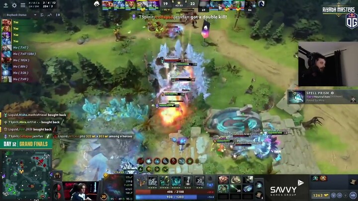 "Nisha One Man Army" - Gorgc reaction on Nisha Stand Alone vs Team Spirit