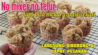 No Mixer No Egg Untuk Membuat Bolu Mekar Secantik Ini