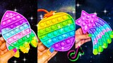 Fidget Toys TikTok Compilation #2 | Đồ chơi bóp bong bóng thư giãn Pop It Fidget màu cầu vồng
