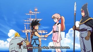 02-Dai and Princess Leona (ダイとレオナ姫)