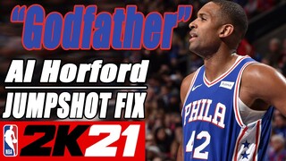 Al Horford Jumpshot Fix NBA2K21 with Side-by-Side Comparison