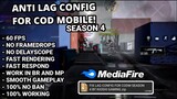 ANTI LAG CONFIG IN CALL OF DUTY MOBILE SEASON 4 | FIX LAG IN MP AND BR MODE | NO FRAMEDROPS | KIOSHI