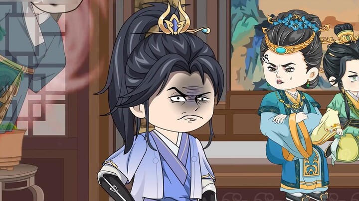 Episode 85, Zhao Xuzhi pre -married Xie Qiao as his wife, but he was beaten by Mo Chu